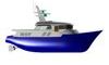 Проект KA-60 - Траулерная яхта для дальних круизов 

